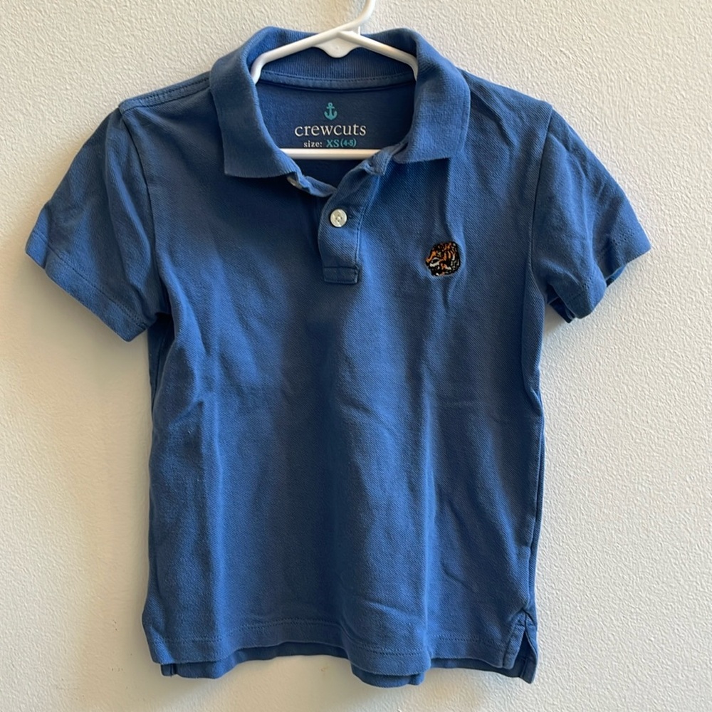 Crewcuts Blue Polo XS (4-5)